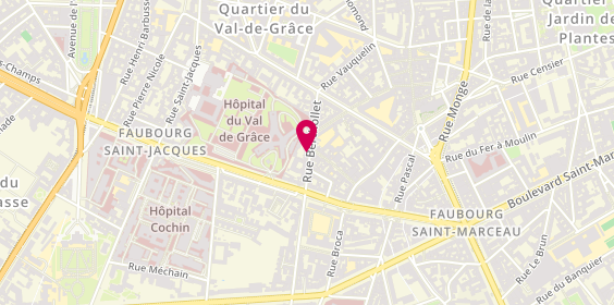Plan de La Coiffeuse, 24 Rue Berthollet, 75005 Paris
