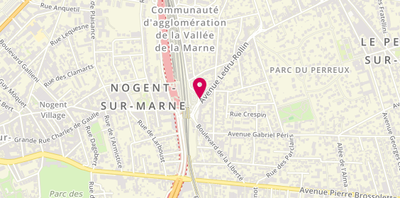 Plan de L'rhod, 1 avenue Ledru Rollin, 94170 Le Perreux-sur-Marne