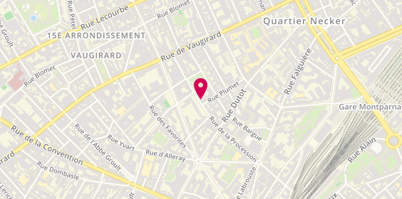 Plan de Eiffel Studio Coiffure, 17 Rue de la Procession, 75015 Paris