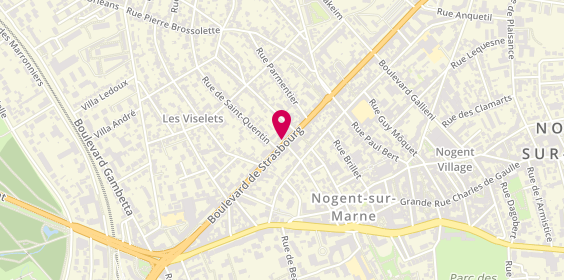 Plan de Les Tontons Barber, 49 Boulevard de Strasbourg, 94130 Nogent-sur-Marne