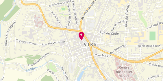 Plan de Gomina Coiffure, 10 Rue Chênedollé, 14500 Vire
