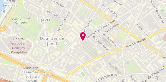 Plan de Coiffeur Paris 15 - Styles et Coupes, 95 avenue Félix Faure, 75015 Paris