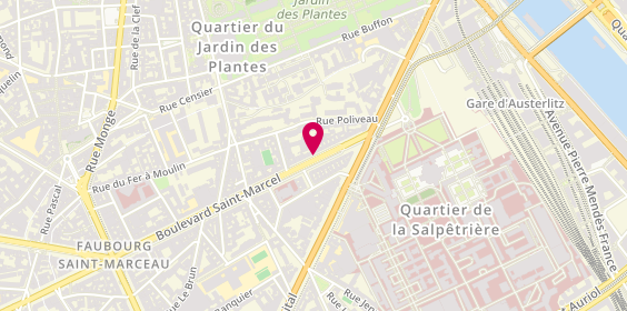 Plan de Barber Sam, 24 Boulevard Saint-Marcel, 75005 Paris