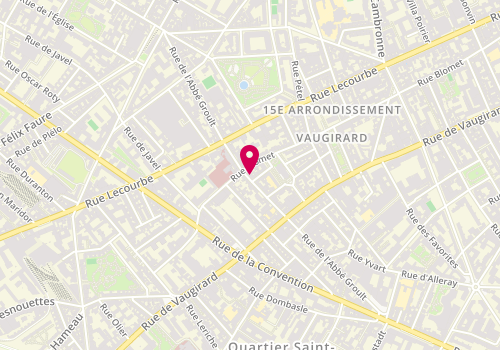 Plan de THE First BARBER, 65 Rue de l'Abbé Groult, 75015 Paris