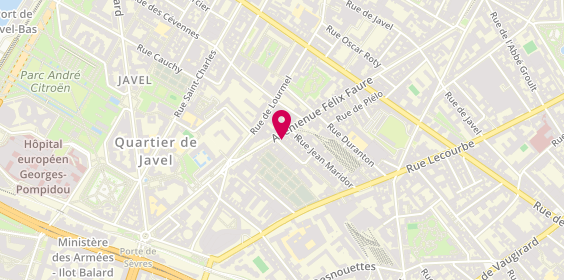 Plan de David Valere, 1 Rue Félix Faure, 75015 Paris