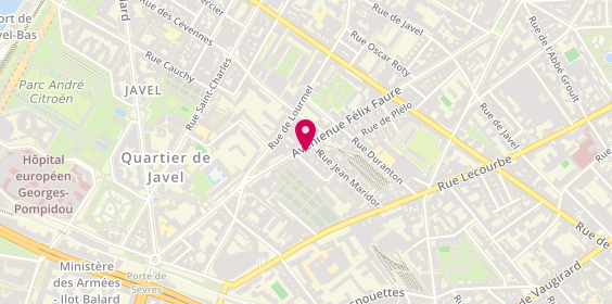 Plan de Atelier K, 83 avenue Félix Faure, 75015 Paris