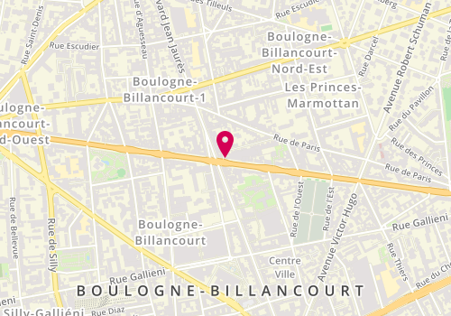 Plan de Willy, 76 Bis Route de la Reine, 92100 Boulogne-Billancourt