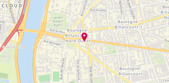 Plan de 235 Barber Street, 123 Route de la Reine, 92100 Boulogne-Billancourt