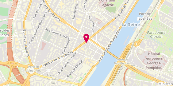 Plan de Coiffeur Barbier, 173 avenue de Versailles, 75016 Paris