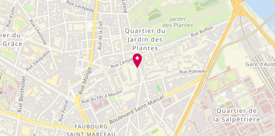 Plan de Les Coiffeurs, 25 Rue Geoffroy Saint Hilaire, 75005 Paris