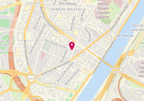 Plan de Jean-Pierre coiffure, 88 Rue Chardon Lagache, 75016 Paris