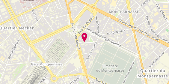 Plan de Atelier Maine Montparnasse, 11 Rue du Maine, 75014 Paris