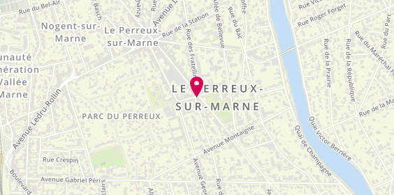 Plan de Chez Sandra, 103 avenue du Général de Gaulle, 94170 Le Perreux-sur-Marne