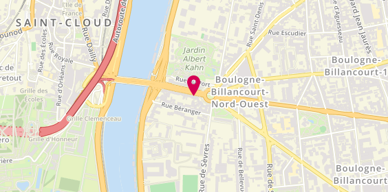 Plan de A Cut For Me, 3 avenue du Maréchal de Lattre de Tassigny, 92100 Boulogne-Billancourt