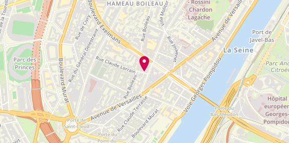 Plan de Objectif Coiffure, 86 Rue Chardon Lagache, 75016 Paris