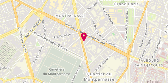 Plan de David Brown, 211 Boulevard Raspail, 75014 Paris