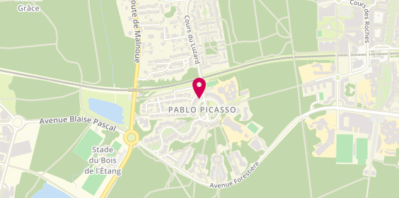 Plan de Barber City, 22 place Pablo Picasso, 77420 Champs-sur-Marne