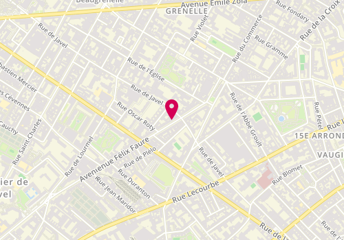 Plan de Patrick Mistral, 24 avenue Félix Faure, 75015 Paris