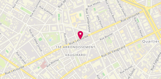 Plan de Catherine Chauvigné, 127 Rue Lecourbe, 75015 Paris