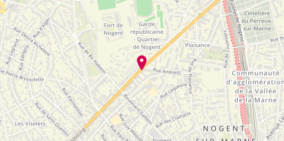 Plan de Tim's Coiff, 126 Boulevard de Strasbourg, 94130 Nogent-sur-Marne