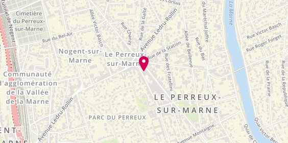 Plan de Le Salon de Rébecca, 8 Rue de la Station, 94170 Le Perreux-sur-Marne