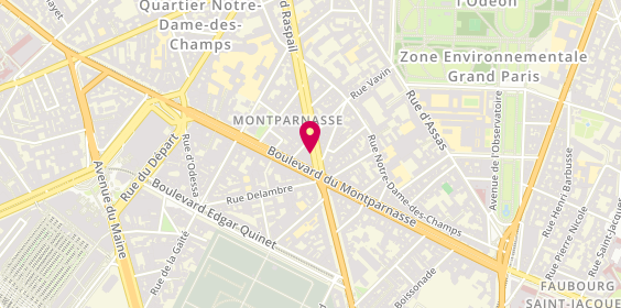 Plan de Medley Rive Gauche Paris, 134 Boulevard Raspail, 75006 Paris