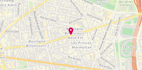 Plan de Couleur du Temps, 84 Rue du Château, 92100 Boulogne-Billancourt