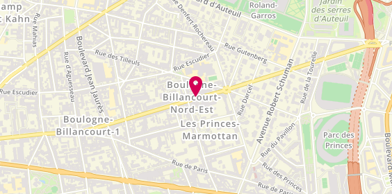 Plan de LANDOT John, 76 Rue du Château, 92100 Boulogne-Billancourt