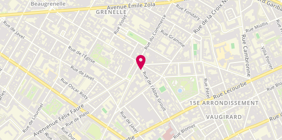 Plan de Elodie Courcol Paris, 4 Rue de l'Abbé Groult, 75015 Paris