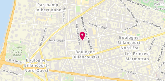 Plan de Claude Saint Jacques, 32 32 Rue Escudier, 92100 Boulogne-Billancourt
