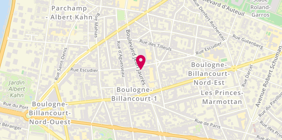 Plan de Camille Albane, 11 Boulevard Jean Jaurès, 92100 Boulogne-Billancourt