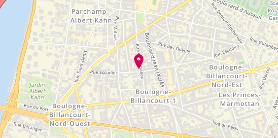 Plan de Atelier Rello King Beauty, 39 Rue Escudier, 92100 Boulogne-Billancourt
