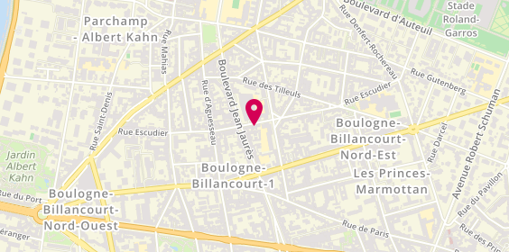 Plan de Los Ninos, 48 Rue Escudier, 92100 Boulogne-Billancourt