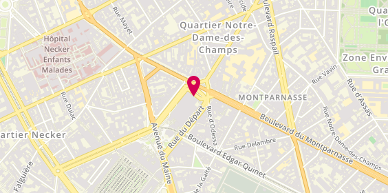 Plan de Jean Louis David, 66 Boulevard Montparnasse, 75015 Paris