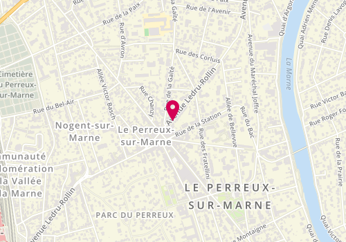Plan de Le Coiffeur, 80 avenue Ledru Rollin, 94170 Le Perreux-sur-Marne