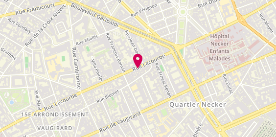 Plan de Kalinéa Coiffure, 39 Rue Lecourbe, 75015 Paris
