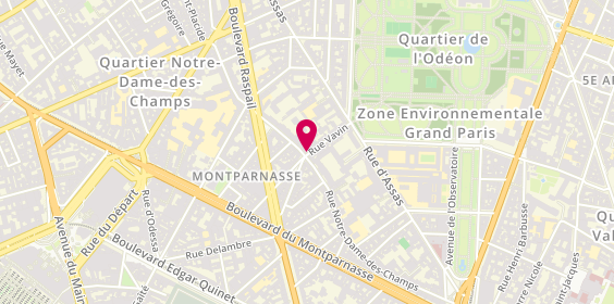 Plan de Au Pays d'Oscar, 16 Rue Vavin, 75006 Paris