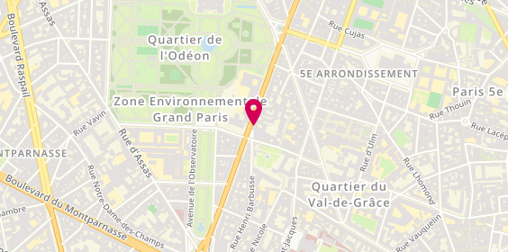 Plan de Stephane Jacquet Visagiste, 99 Boulevard Saint-Michel, 75005 Paris