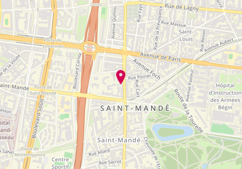 Plan de Jean Louis David Diffusion, 24 avenue du Général de Gaulle, 94160 Saint-Mandé