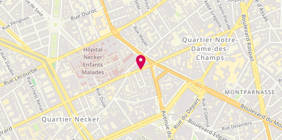 Plan de Luz Coiffure, 117 Rue de Vaugirard, 75015 Paris