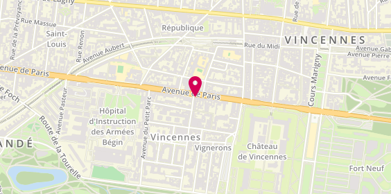 Plan de Ste Lncb, 25 avenue de Paris, 94300 Vincennes