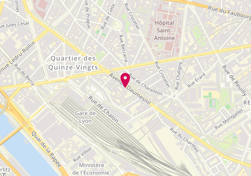 Plan de Salon de Coiffure Daumesnil, 54 avenue Daumesnil, 75012 Paris