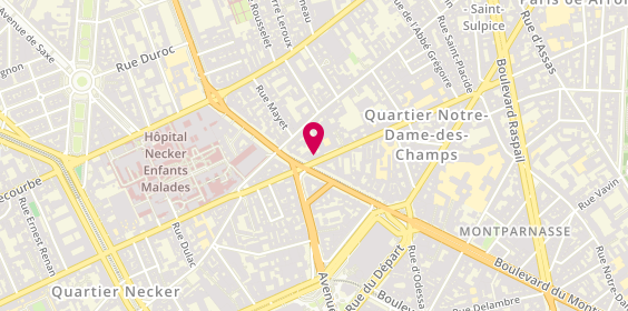 Plan de O Barber Par'is, 128 Rue de Vaugirard, 75006 Paris