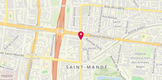 Plan de Atelier Intermède, 3 avenue du Général de Gaulle, 94160 Saint-Mandé