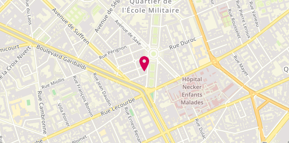 Plan de Catherine Coiffure, 82 avenue de Breteuil, 75015 Paris