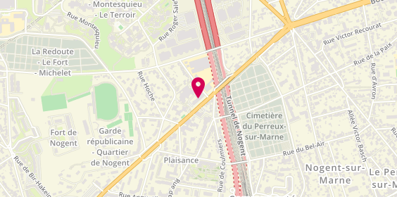 Plan de L'Atelier de Sylvie, 155 Boulevard de Strasbourg, 94130 Nogent-sur-Marne