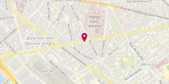 Plan de L.M Coiffure, 66 Boulevard Diderot, 75012 Paris
