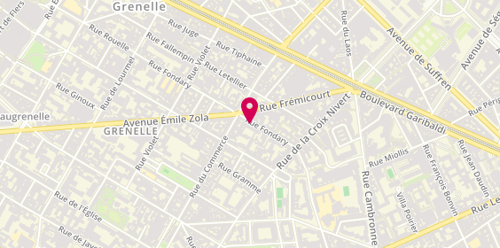 Plan de Jacinte Coiffure, 56 Rue Fondary, 75015 Paris