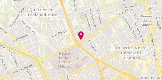 Plan de Dessange, 86 Rue de Sèvres, 75007 Paris