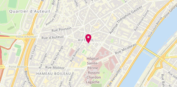 Plan de Jean Claude Biguine, 17 Rue d'Auteuil, 75016 Paris